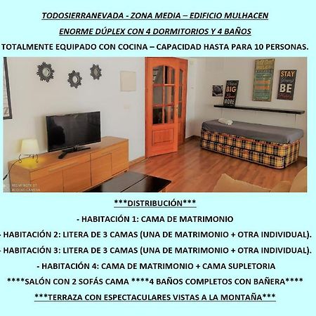סיירה נבדה Todosierranevada - Duplex 4 Dormitorios - Vistas Espectaculares A La Montana מראה חיצוני תמונה