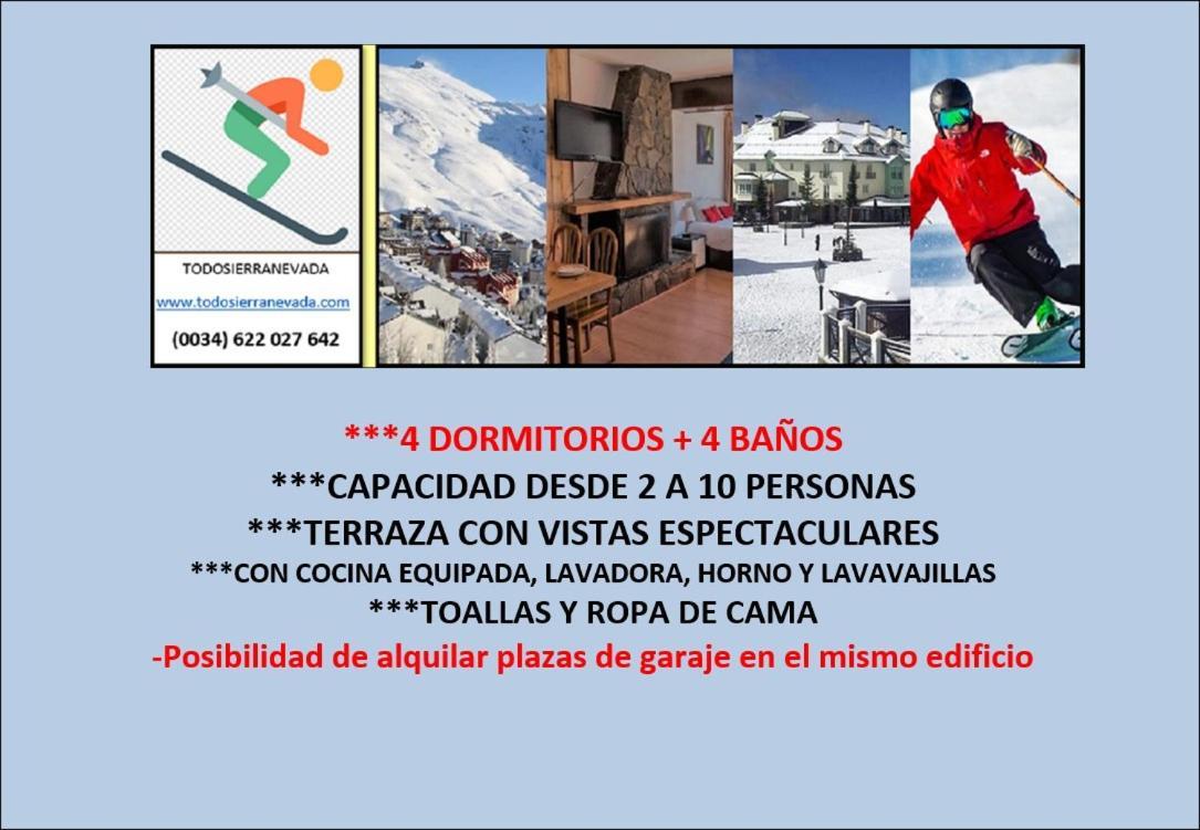 סיירה נבדה Todosierranevada - Duplex 4 Dormitorios - Vistas Espectaculares A La Montana מראה חיצוני תמונה